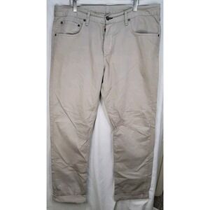 RAG & BONE RB 15X TAILORED SLIM STRAIGHT CHINO PANTS 38x30‎ Khaki Mens